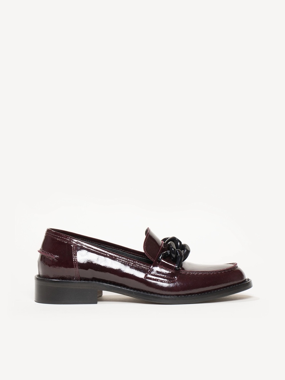 M.Gemi Tosca Link burgundy patent loafer 38.5